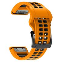 22 26 mm QuickFit silikoninis dirželis Garmin fenix 7 7X 6 6X Pro 5 5X Plus išmaniajam laikrodžiui, sportinė kvėpuojanti apyrankė fenix 7 26mm fenix 7X