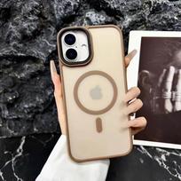 Applicable To Apple 15 Mobile Phone Case IPhone 17 ProMax Anti Fall Magsafe Magnetic Case 13pro Wireless Charging iPhone17promax