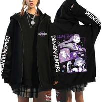 Karštas Kpop Demono Medžiotojai Mira Rumi Zoey Spausdintas Gobtuvas Madingas Harajuku Užtraukiamas Gobtuvas Moterims Vyrams Megztinis Ilgomis Rankovėmis Laisvalaikio Viršutiniai Drabužiai S