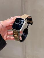 For Apple Watch S10 Strap Magnetic Buckle Applewatch987Se Bow Bear Rhombus Silicone 38/40/41/(10th generation 42mm) universal ruda