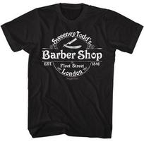 Sweeney Todd Barber Shop Black T-Shirt Unisex T-Shirt M