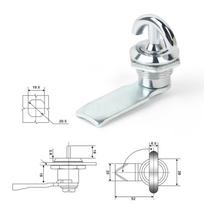Stainless Steel Distribution Box Tool Lock Keyless Cylindrical Tongue Instrument Cabinet Lock Industrial Lock Handle