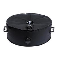 Triples Stitched Leakproof Sandbag Stabilizers for Patios Umbrellas Rapid Water Fill Drain System Tearproof black