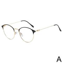 Fashion Round Frame Photochromic Glasses Anti Blue Lights Vintage Retro Color Change Sunglasses Women Men Sunshade Eyewear Ivory auksas