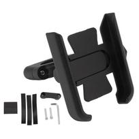 Bike Phone Mount Aluminum Alloy Silicone Pad Rotatable   Resistant Bike Cell Phone Holder for 4 to 7 Inch Device
