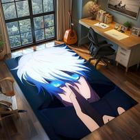 Jujutsu Kaisen Stylish Polyester Rug Anime Carpet Non Slip Living Room Bedroom Floor Mat 60x90cm