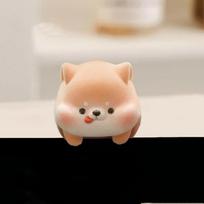 Desk Ornament Computer Monitor Decoration Flocking Center Console Doll  Auto Interior Duck
