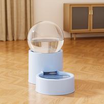 Large Capacity Dog Water Dispenser Neck Protection Cat Feeder Bowl  Pet Supplies Watre Blue