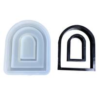 Arch Resin Shaker Mold,Silicone Quicksand Mould Resin Shaker Mold Resin Epoxy Casting Shaker Mould for DIY Crafts 1