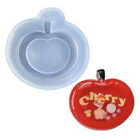 Silicone Casting Molds Big Cherry Resin Shaker Mold Epoxy Casting Mould for DIY Handmade Craft Jewelry Pendant Making 1