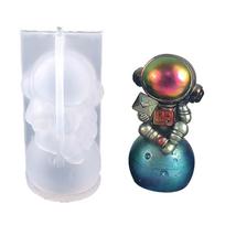 Cute Astronaut Ornament Crafts Silicone Mold Jewelry Epoxy Casting Jewelry Tool Making Resin Diy Craft Home Decoration 1