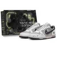 Nike Big Gaming Collection PS5 Abrasion Resistant Slip Resistant Low top Skateboard Shoes Unisex Haze Gray 355152-017(Team2070-S-BOX) 40.5