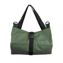 Tool Roll,Multi-Purpose Roll Up Tool Bag,Wrench Roll,Canvas Tool Organizer Bucket,Car First Aid Kit Wrap Roll Storage Case žalia