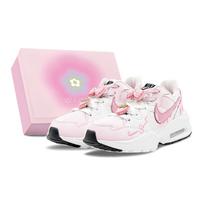 Nike Air Max Fusion Abrasion Resistant Slip Resistant Low top Casual Running Shoes Women's White Pink CJ1671-100(Team1655-S-BOX) 38.5