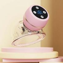 Longer Battery Life Electric Breast Pump LED Display Silent Breast Pump  Breastfeeding rožinė