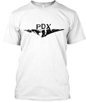 Pdx Hood 100% Cotton T-shirt Mens Tees Top Made In the USA T-Shirt Tee Top Unisex S įvairiaspalvis