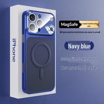Carbon Fiber Drop-Proof Case for iPhone 16/15 PRO with 13-Grade Corning Glass Protection 13 Pro Max