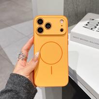 Apple iPhone 17 Pro Max Magnetic Thin Ring Matte Color Case iPhone 17 Pro Max