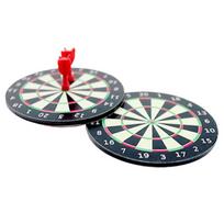 2 Sets Dollhouse Miniature Magnetic Dart Board Game Sports Toy With 2 Darts For Indoor Outdoor Scene Model Kids Entertainment
