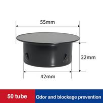 50-150mm vamzdžio galo kamštis, apvalios formos, krosnies vamzdžio sandarinimo dangtelis, lauko vonios kambario techninės detalės 50 tube