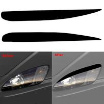 Car Headlight Eyebrow Eyelids ABS Stickers Trim Cover Black For Honda S2000 2000 2001 2002 2003 2004 2005 2006 2007 2008 2009 juoda