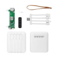 DIY 4 in 1 3*18650 Power Bank Case Battery Charge Storage Box Shell Micro USB Type C with LED Display For Charging Mobile Phones