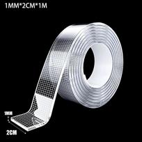 Gifts 1/2mm Ultra-strong Double-sided Adhesive Removable Upgraded Clear Nano Tape Reusabl Waterproof Traceless Tape Strips