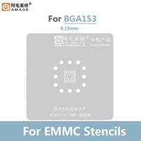 AMAOE EMMC EMCP UFS Tin Planting Platform for BGA153 BGA162 BGA169 BGA186 BGA221 BGA254 0.15mm Reballing Stencil