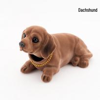 Resin Shaking Head Dog Figurine Car Ornament takso spalva