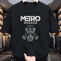 Unisexs Tshirt Inspired By Metro Exodus Featuring A Mask Toxicity Theme and Game EleUnisexts Artyom Haunter Shortsleeve L