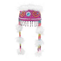 Cultural Breathable Hat Music Festivals Handmade Hat Princesses Cosplay Hat for Outdoor Sports Or Leisures Time