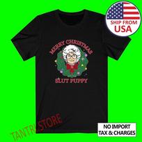 The Golden Girls Sophia Merry Christmas Slut Puppy Men's Black Size S to 3XL S