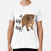 Awawa! Angry Screaming Hyrax Meme - Cute and FT-Shirt Mens Womens Tees Top S-5XL Best T-Shirt Mens Womens Tees Top 4XL