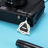 Men Therian Stainless Steel Necklace New Therian Pride Symbol Geometric Pendant Neck Chain Punk Jewelry Gifts
