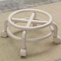 Universal Baby Walker & Multi-Purpose Stool with Soft Seat and Caster Wheels