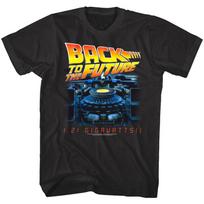 Back to The Future Digital Flux Capacitor Men's T Shirt 4XL