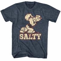 Popeye jūrininkas Sūrus vyriškas marškinėlis Vintažiniai tatuiruotės Animacinis personažas 3XL beige