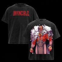 Invincible Shirt Grand Regent Thragg Battle Beast Skin Acid Wash Comics Tee L