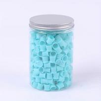 300Pc/Pack Disposable Silicone Tattoo Ink Cups Color Cup With Base Pigment Holder Container Cap Tattoo Accessory For Tattoo Ink mėlyna