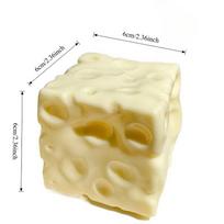Toys Kids  Childrens Taba Squishy Cheese Cube Stress Ball Shapeable Squeeze Ball Non Rebound Sensory Fidget for and Adults Relaxing Gift Presents