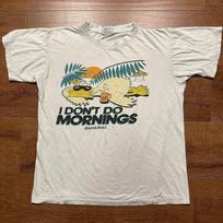 Vintage Bahamas T Shirt Mens M White I Dont Do Mornings Vacation Duck Beach VTG S