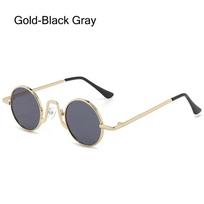 Vintage Circle Shades Eyewear for Party/Beach/Travel/Streetwear Hippie Sun Glasses Small Round Sunglasses UV400 Protection
