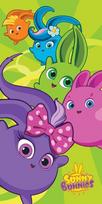 Ręcznik Plażowy 70X140 Sunny Bunnies Kolorowy Bawełniany Dziecięcy Faro 23