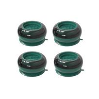 Mobile Base Stand with Wheels for Front Load Washers and Fridges - Adjustable Anti-Vibration Support Pads and Storage Rack