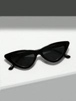1Pc New Y2K Cat-Eye Sunglasses, Same Style as Internet Celebrities, Uv Protection, Versatile for Street Style Hot Girls