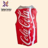 Halloween Cosplay Cola Suit Costume for Adults One Size raudona