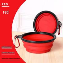 Portable 350ml Foldable TPE Pet Bowl - Dual Use for Dogs & Cats Cross-border hot 350ml