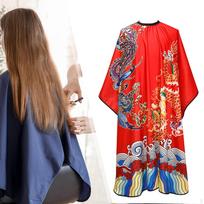 Hair Cutting Apron Salon Cooking Stylist Hairdresser Barber for Home raudona