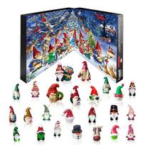 Advent Calendar Christmas Holiday Decorations Dwarf Calendar Dwarf Table Decorations Holiday Home Decorations Countdown Calendar One size