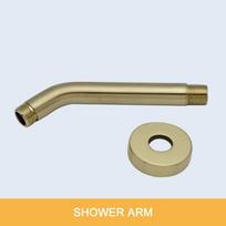High Pressure Brush Gold Brass Shower Head Single Funtion Rainfall Bathroom Shower Head Top Water Saving Spray Bath Wall Mounted